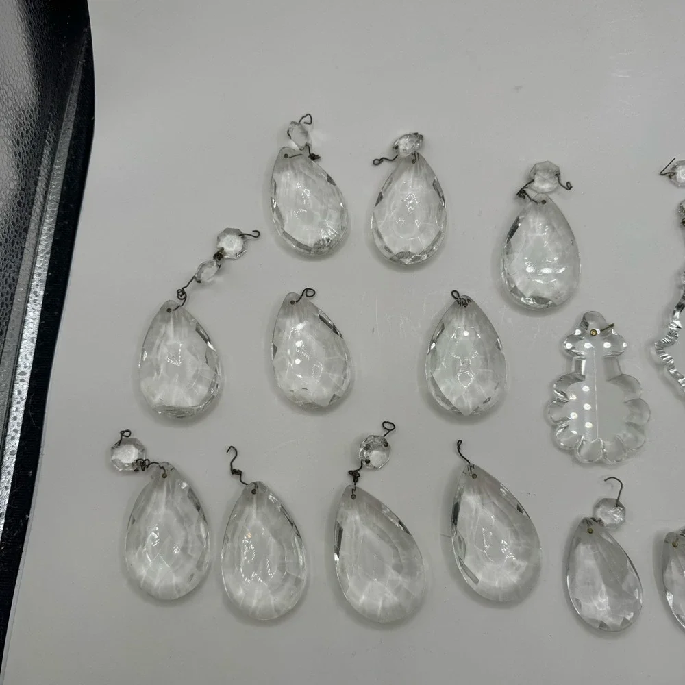 LOT OF 19 Vintage Glass FRENCH PENDALOGUE 2
